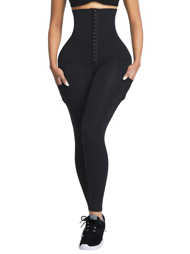 High Waist Compression Leggings With Pockets – Dior Me Beauty